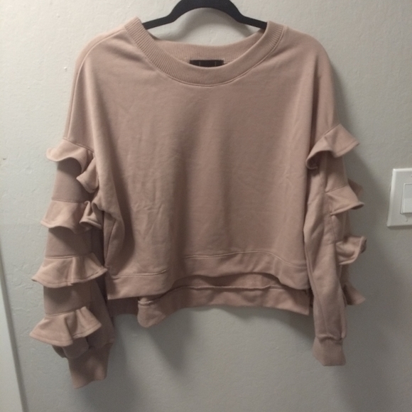 Nordstrom Sweaters - Ruffle Sleeve Sweatshirt